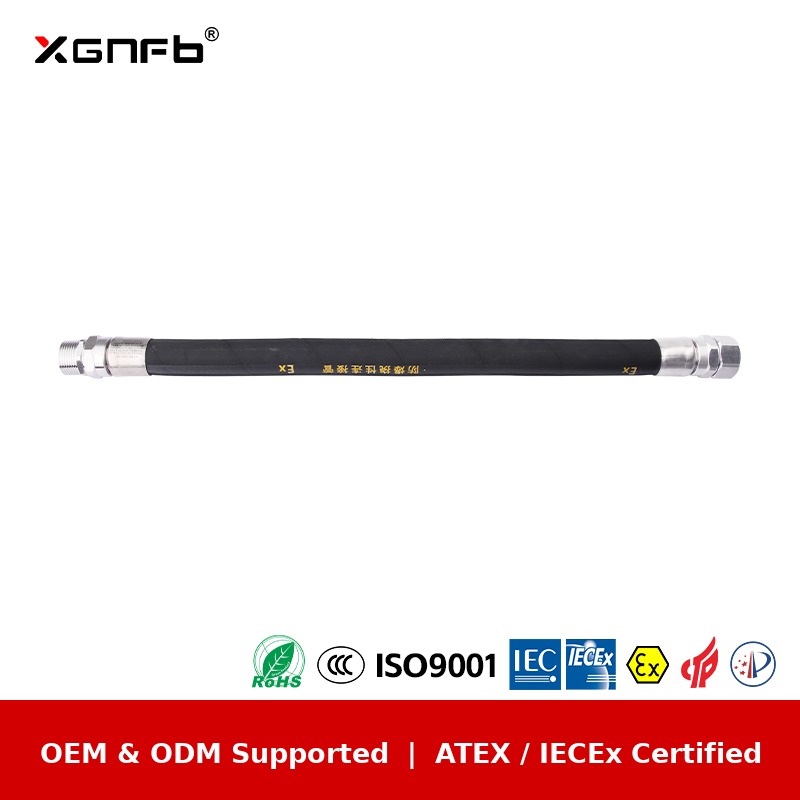 NGd Explosion-Proof Flexible Conduit Type IV (PVC, Stainless Steel Fittings)